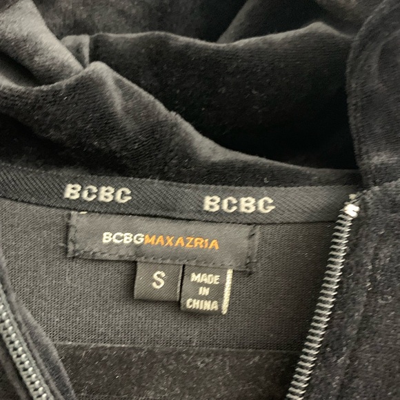 Y2K BCBGMAXAZRIA floral embroidered velour zip - Picture 4 of 9